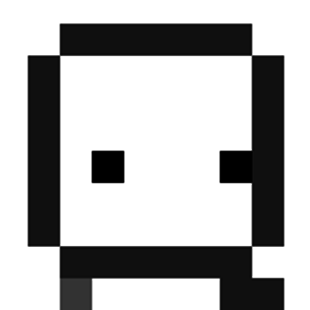 Dulleye pixel character logo